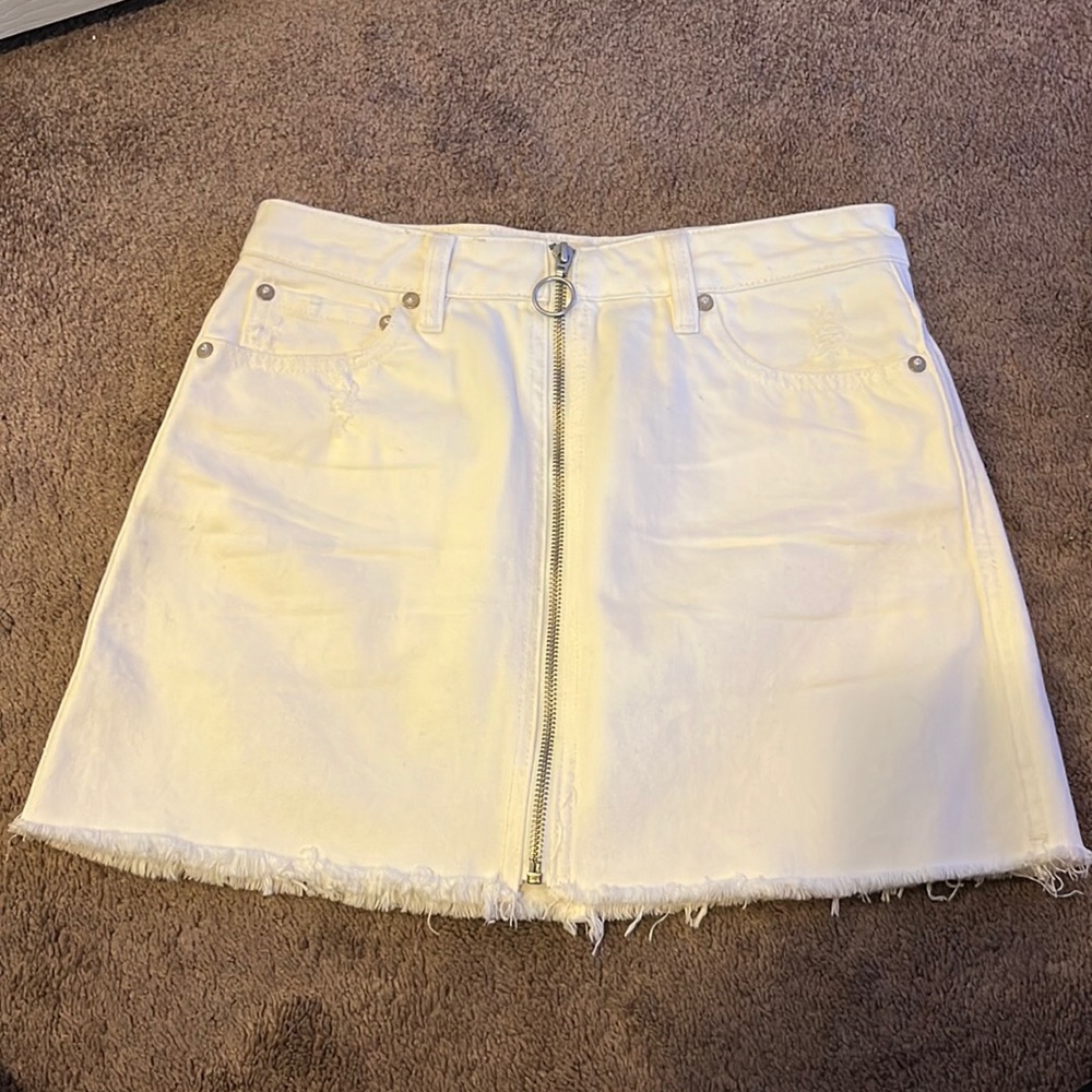 Free people zipper up skirt